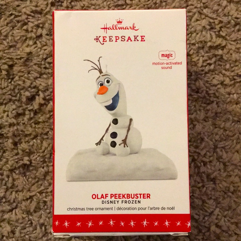 Olaf Peekbuster Hallmark Ornament